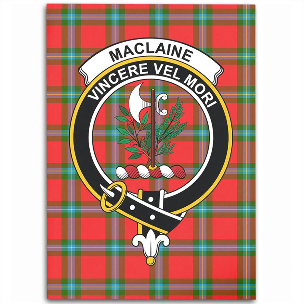 MacLaine of Loch Buie Hunting Ancient Tartan Crest Area Rug