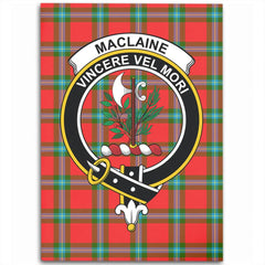 MacLaine of Loch Buie Hunting Ancient Tartan Crest Area Rug