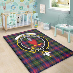 Logan Modern Tartan Crest Area Rug