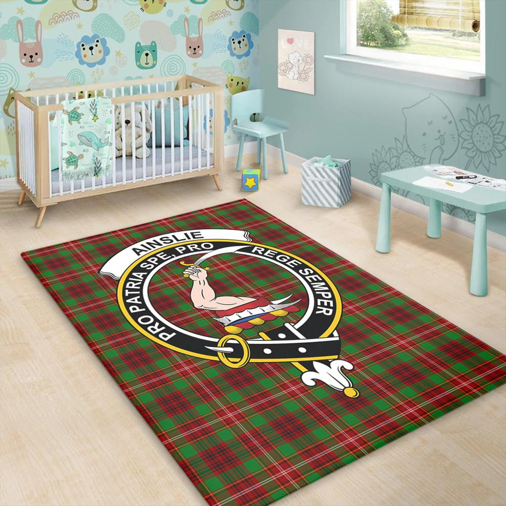 Ainslie Tartan Crest Area Rug