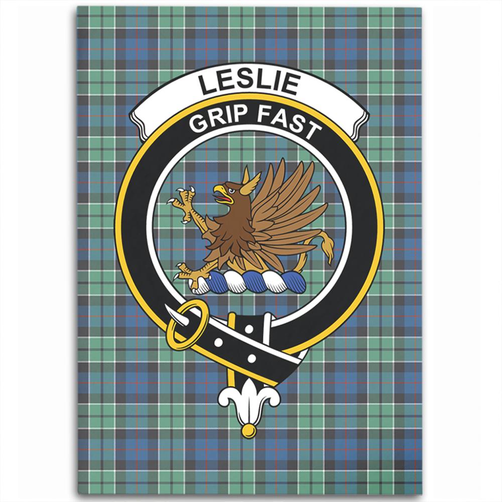 Leslie Hunting Tartan Crest Area Rug