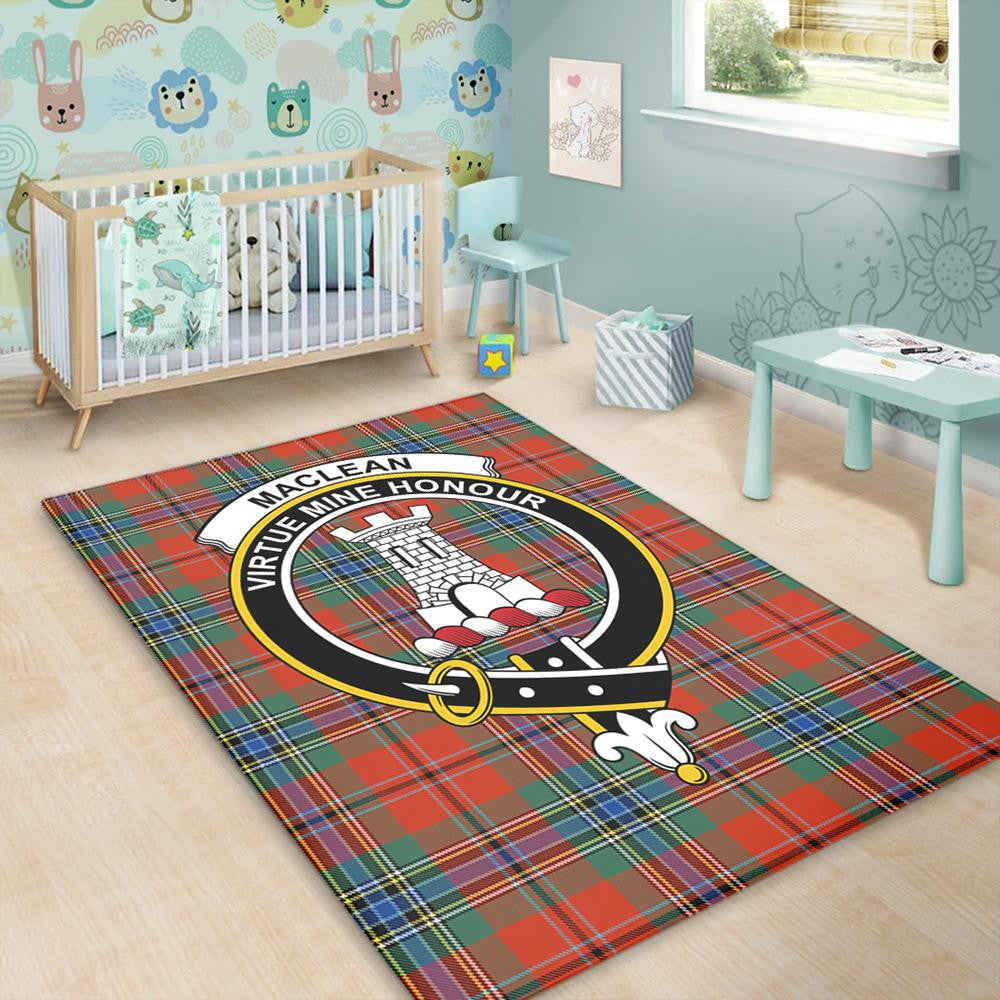 MacLean of Duart Ancient Tartan Crest Area Rug