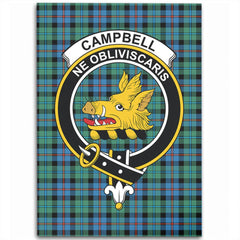 Campbell of Cawdor Ancient Tartan Crest Area Rug
