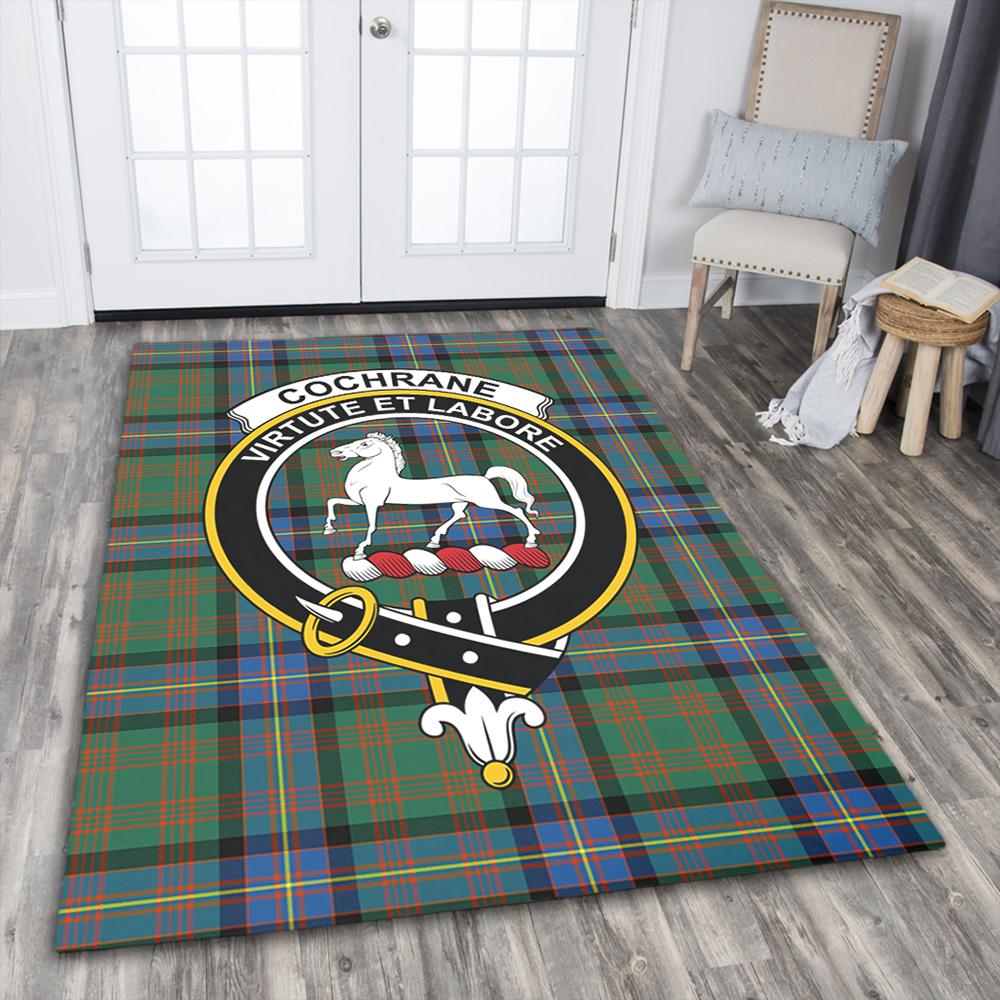 Cochrane Ancient Tartan Crest Area Rug