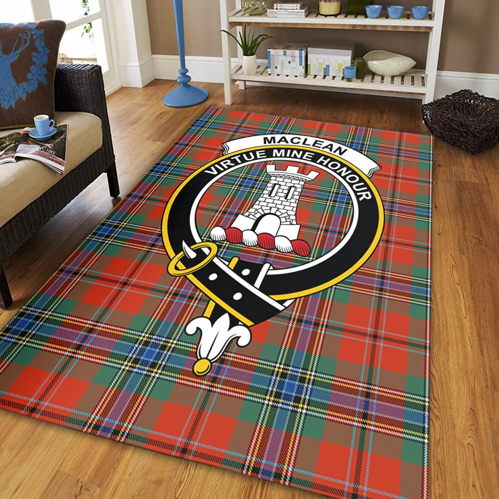 MacLean of Duart Ancient Tartan Crest Area Rug