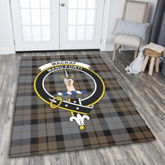 MacKay Weathered Tartan Crest Area Rug