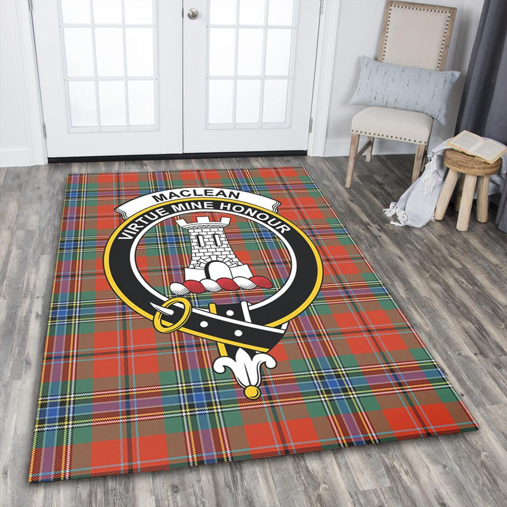MacLean of Duart Ancient Tartan Crest Area Rug