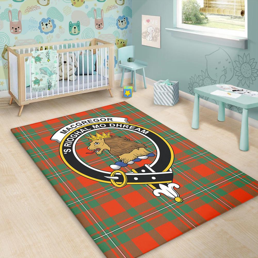 MacGregor Ancient Tartan Crest Area Rug