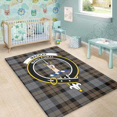 MacKay Weathered Tartan Crest Area Rug