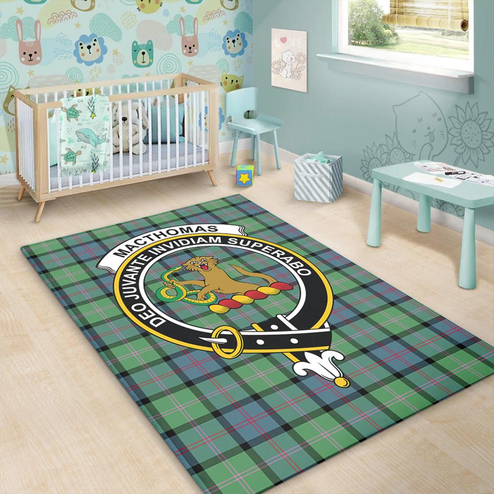 MacThomas Ancient Tartan Crest Area Rug