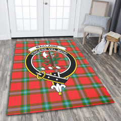 MacLaine of Loch Buie Hunting Ancient Tartan Crest Area Rug