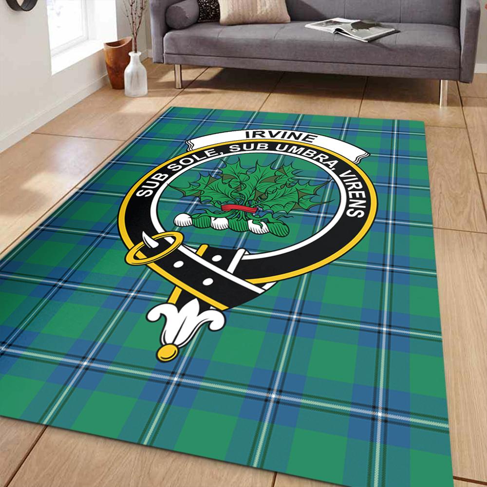 Irvine Ancient Tartan Crest Area Rug