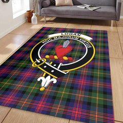 Logan Modern Tartan Crest Area Rug