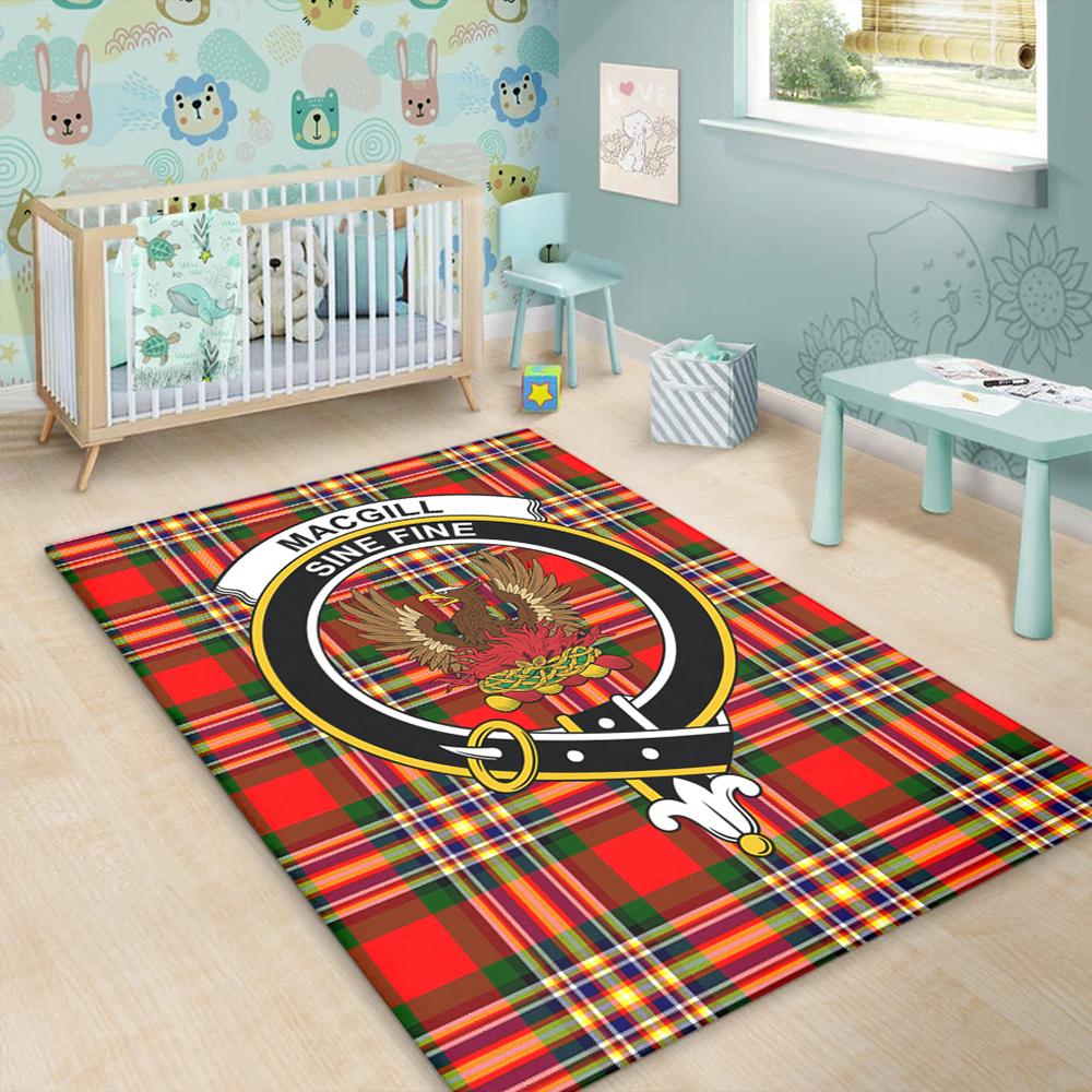 MacGill Modern Tartan Crest Area Rug