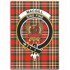 MacGill Modern Tartan Crest Area Rug