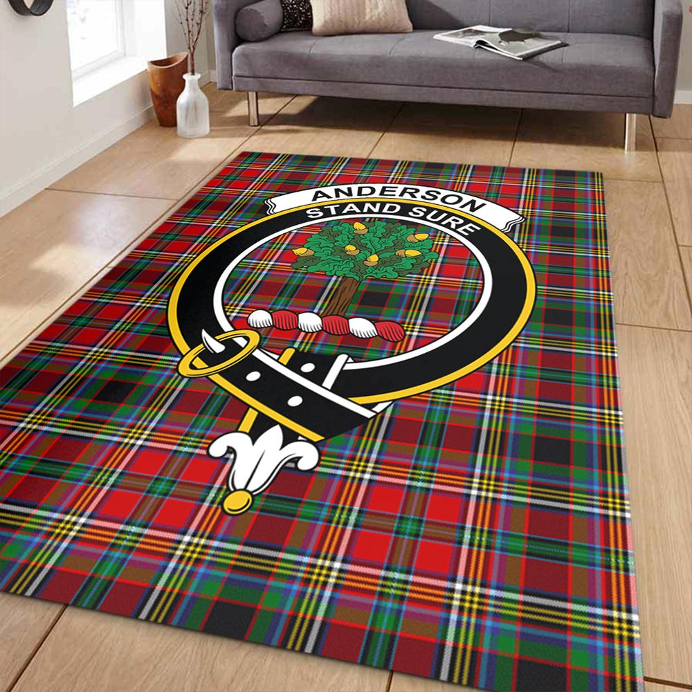 Anderson of Arbrake Tartan Crest Area Rug