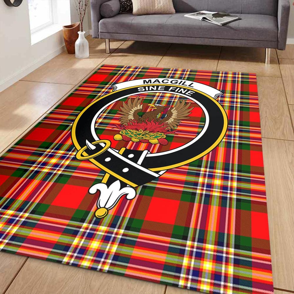 MacGill Modern Tartan Crest Area Rug
