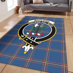 MacLaine of Loch Buie Tartan Crest Area Rug