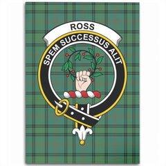 Ross Hunting Ancient Tartan Crest Area Rug