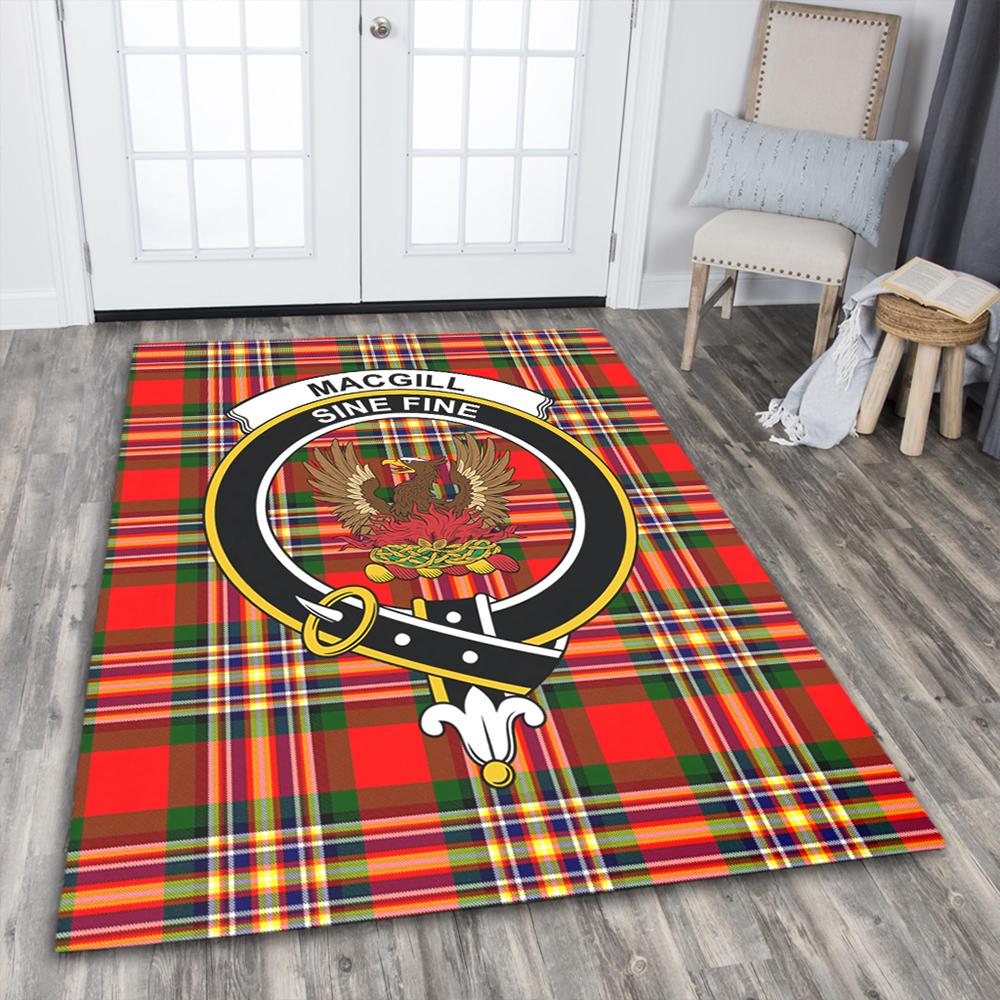 MacGill Modern Tartan Crest Area Rug