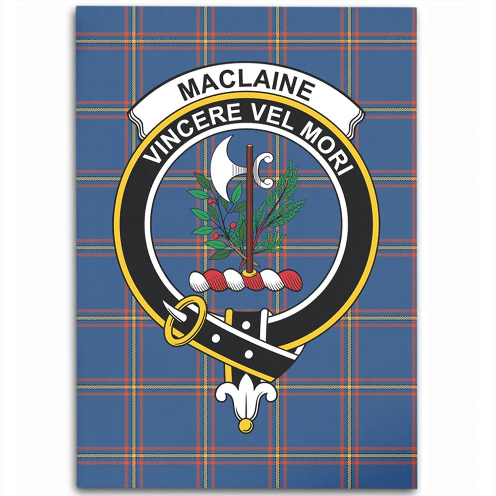 MacLaine of Loch Buie Tartan Crest Area Rug