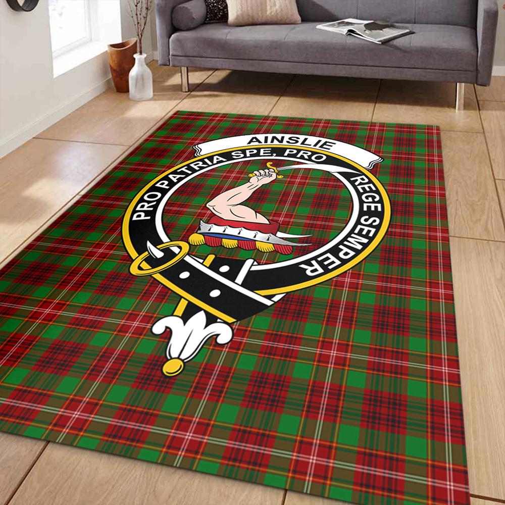 Ainslie Tartan Crest Area Rug