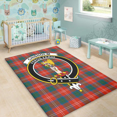 Chisholm Ancient Tartan Crest Area Rug