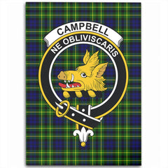 Campbell of Breadalbane Modern Tartan Crest Area Rug