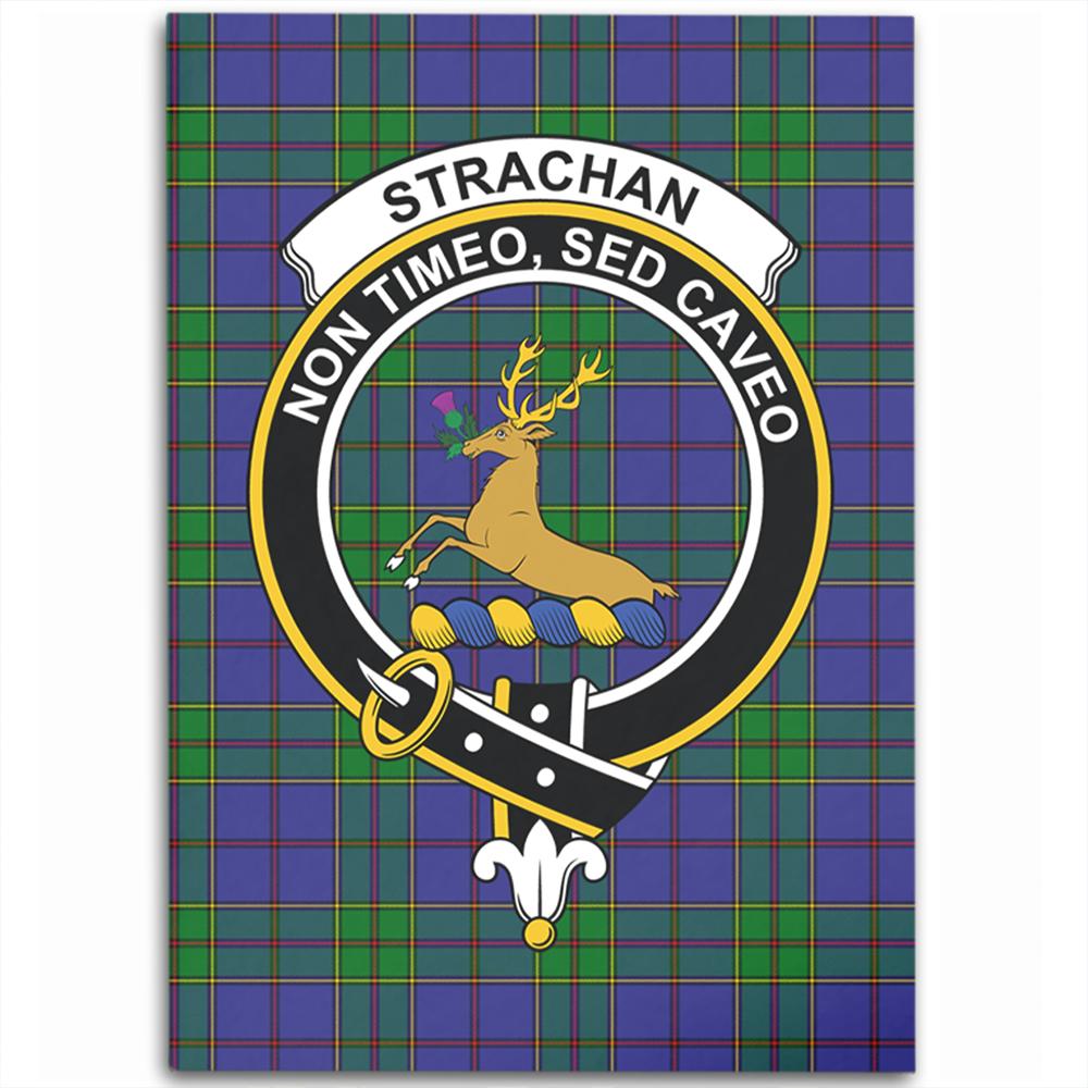 Strachan Tartan Crest Area Rug