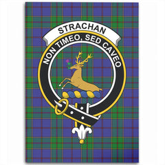 Strachan Tartan Crest Area Rug
