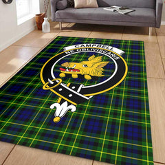 Campbell of Breadalbane Modern Tartan Crest Area Rug
