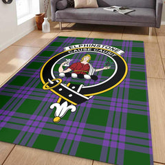 Elphinstone Tartan Crest Area Rug