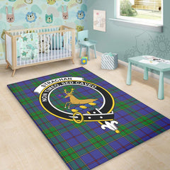 Strachan Tartan Crest Area Rug
