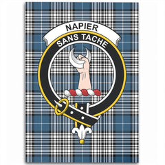 Napier Modern Tartan Crest Area Rug