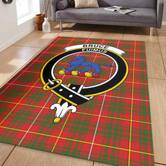 Bruce Modern Tartan Crest Area Rug