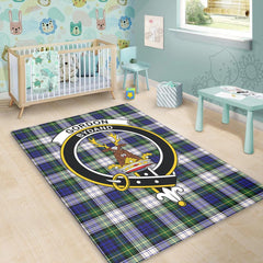Gordon Dress Modern Tartan Crest Area Rug