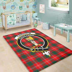 Chisholm Modern Tartan Crest Area Rug