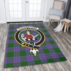 Elphinstone Tartan Crest Area Rug