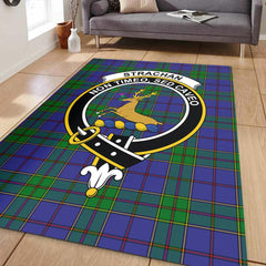 Strachan Tartan Crest Area Rug