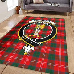 Chisholm Modern Tartan Crest Area Rug