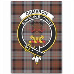 Cameron of Erracht Weathered Tartan Crest Area Rug