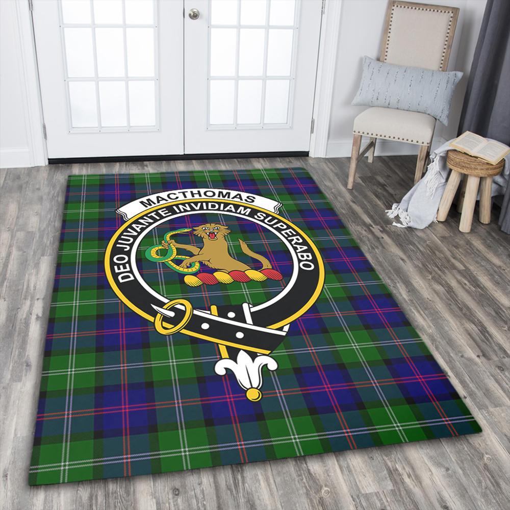 MacThomas Modern Tartan Crest Area Rug