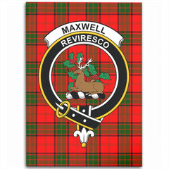 Maxwell Modern Tartan Crest Area Rug