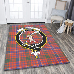 MacRae Ancient Tartan Crest Area Rug