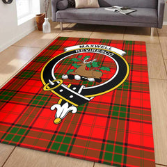 Maxwell Modern Tartan Crest Area Rug