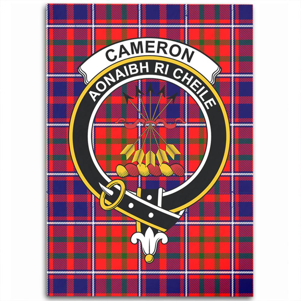Cameron of Lochiel Modern Tartan Crest Area Rug