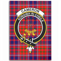 Cameron of Lochiel Modern Tartan Crest Area Rug