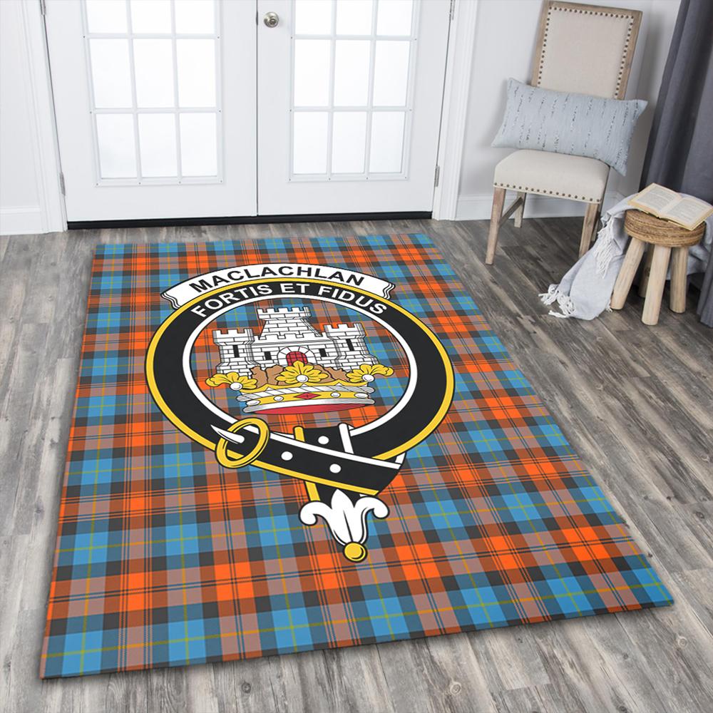 MacLachlan Ancient Tartan Crest Area Rug