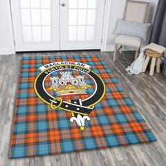 MacLachlan Ancient Tartan Crest Area Rug