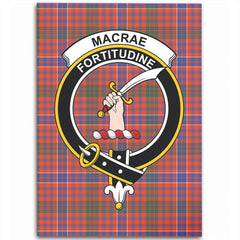 MacRae Ancient Tartan Crest Area Rug